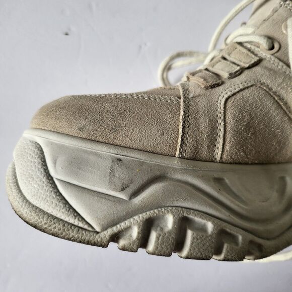 Zara Flat Split Leather High Tops - Picture 7 of 7